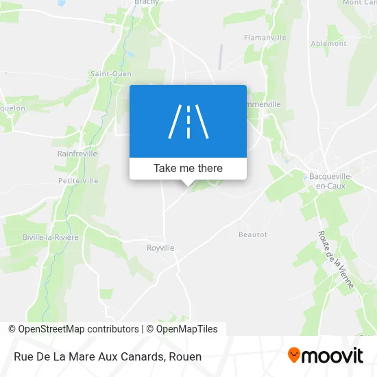 Rue De La Mare Aux Canards map