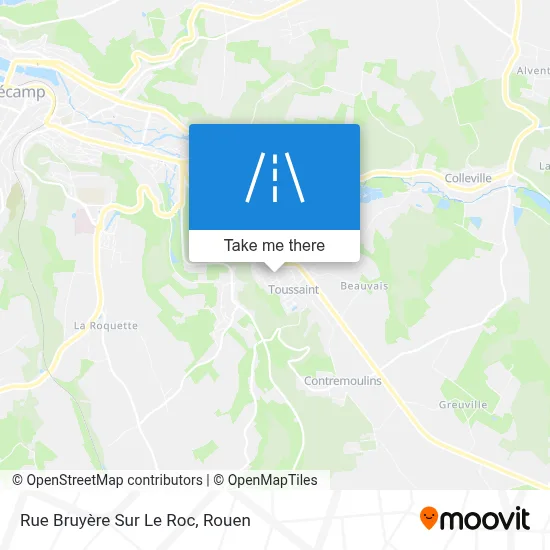 Rue Bruyère Sur Le Roc map