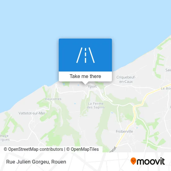 Rue Julien Gorgeu map