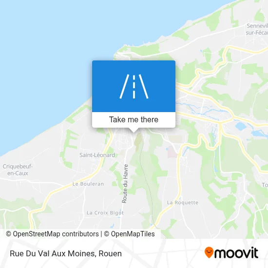 Rue Du Val Aux Moines map