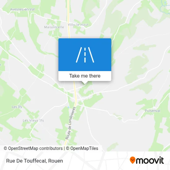 Rue De Touffecal map