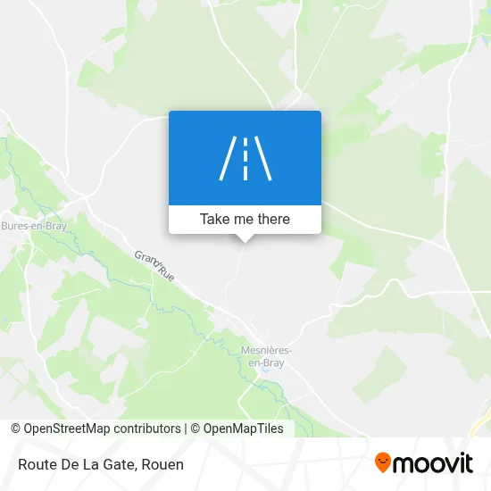 Route De La Gate map