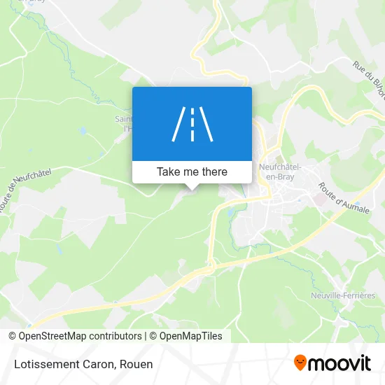 Lotissement Caron map