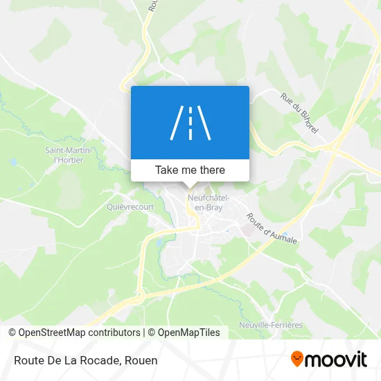 Route De La Rocade map
