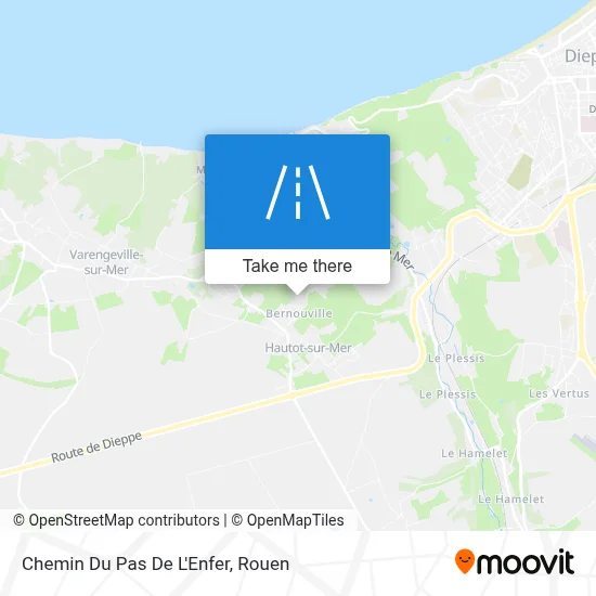 Chemin Du Pas De L'Enfer map