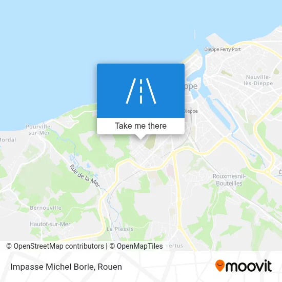 Impasse Michel Borle map