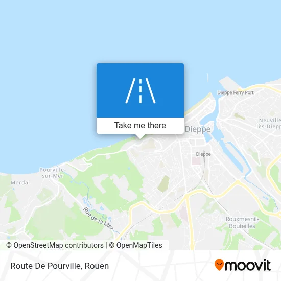 Route De Pourville map