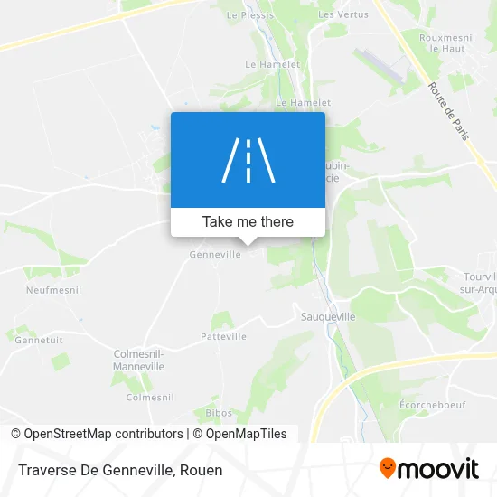 Traverse De Genneville map