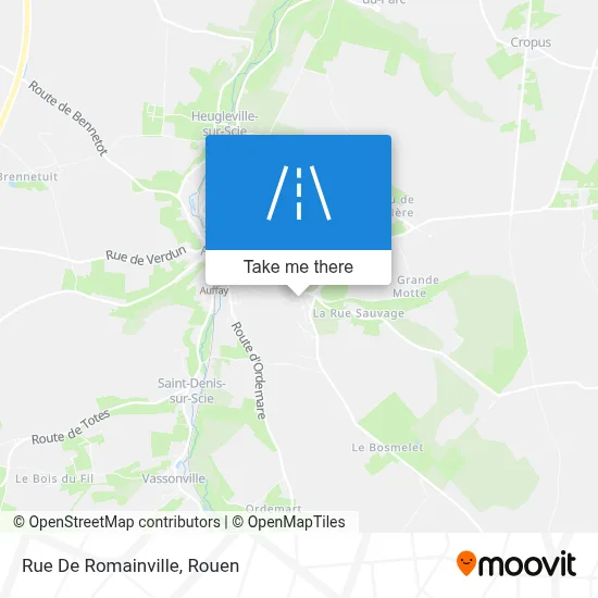 Rue De Romainville map