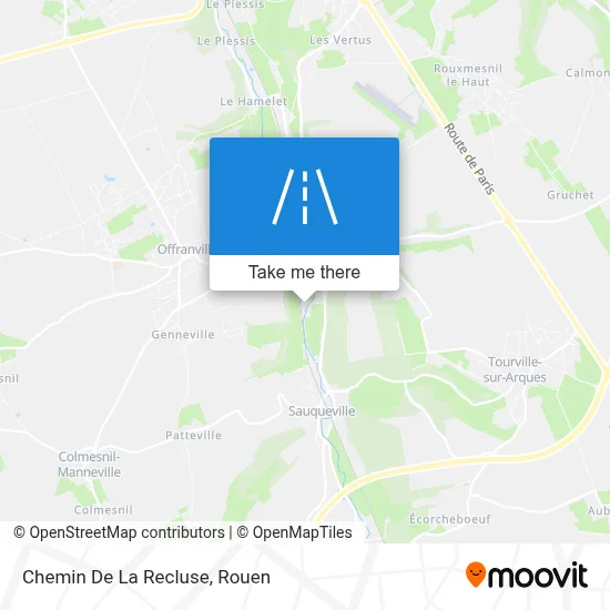 Chemin De La Recluse map