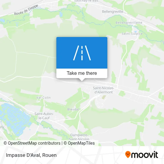 Impasse D'Aval map