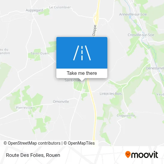 Route Des Folies map