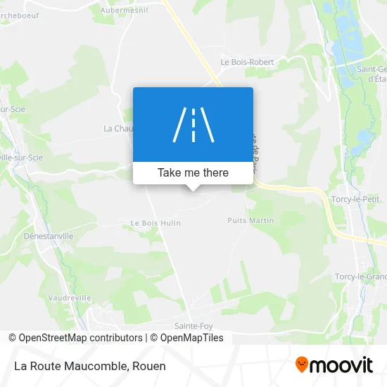 La Route Maucomble map
