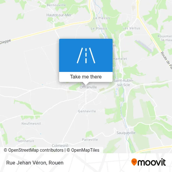 Mapa Rue Jehan Véron