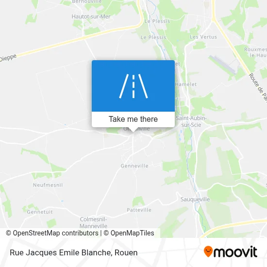 Rue Jacques Emile Blanche map