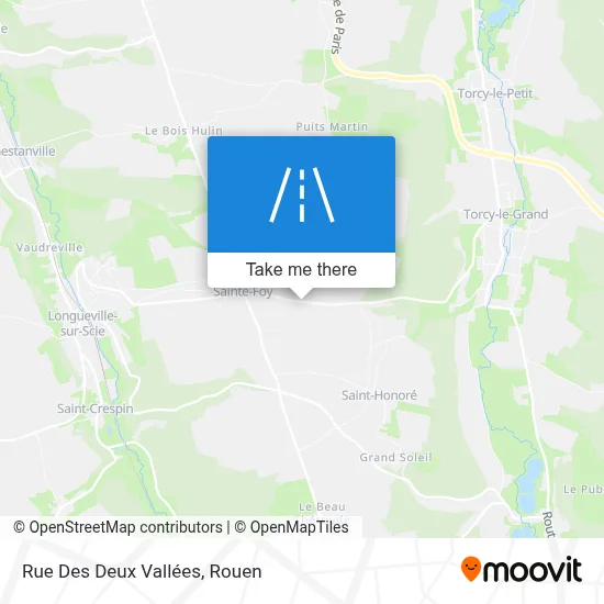 Rue Des Deux Vallées map