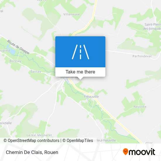 Chemin De Clais map