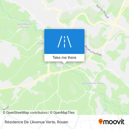 Résidence De L'Avenue Verte map