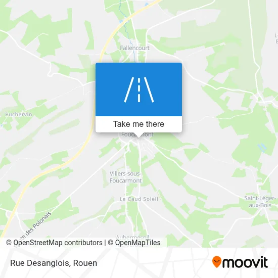Rue Desanglois map
