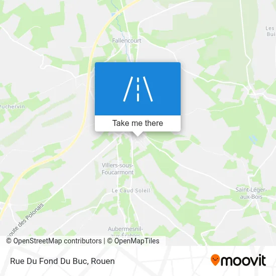 Rue Du Fond Du Buc map
