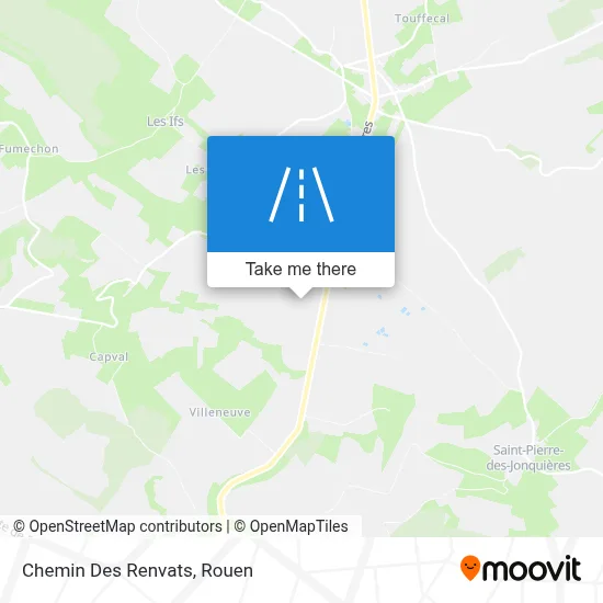 Chemin Des Renvats map
