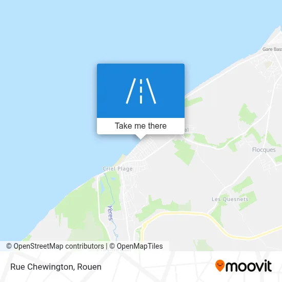 Mapa Rue Chewington