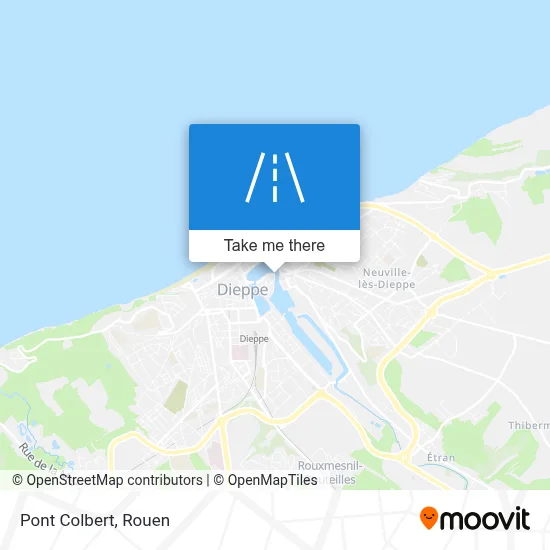 Pont Colbert map