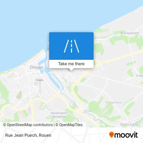 Rue Jean Puech map