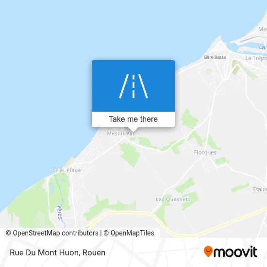 Rue Du Mont Huon map