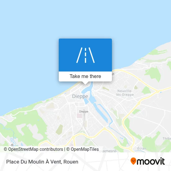 Place Du Moulin À Vent map