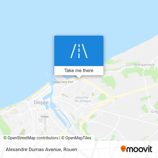 Avenue Alexandre Dumas map