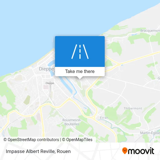 Impasse Albert Reville map