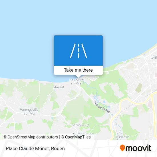 Place Claude Monet map