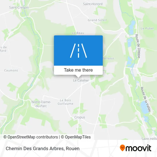 Chemin Des Grands Arbres map