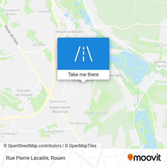 Mapa Rue Pierre Lacaille