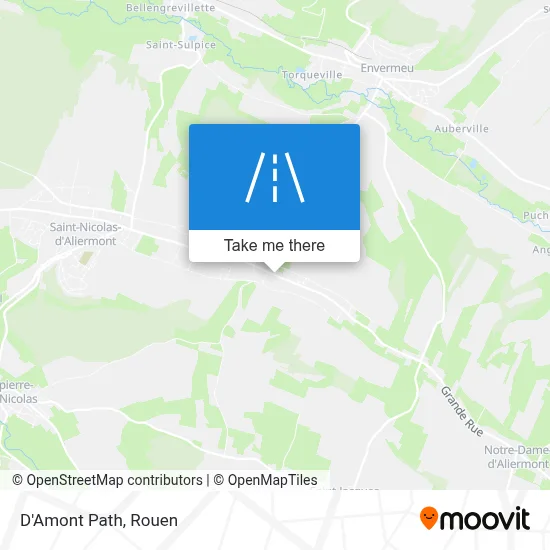 Chemin D'Amont map