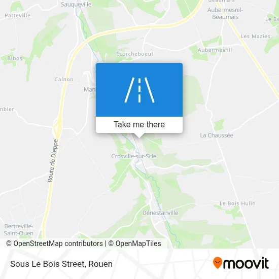 Rue Sous Le Bois map