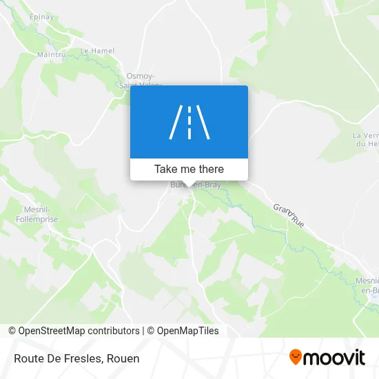 Route De Fresles map