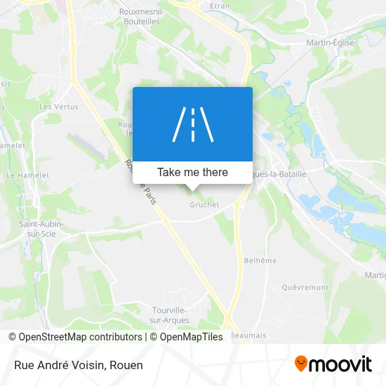 Rue André Voisin map