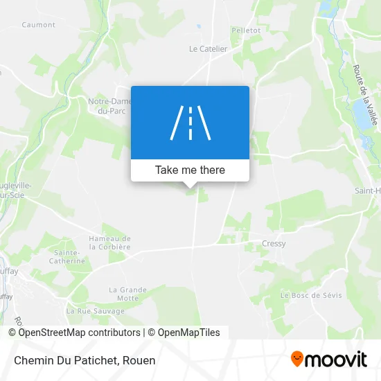 Chemin Du Patichet map