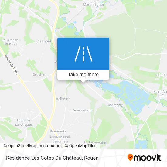 Résidence Les Côtes Du Château map