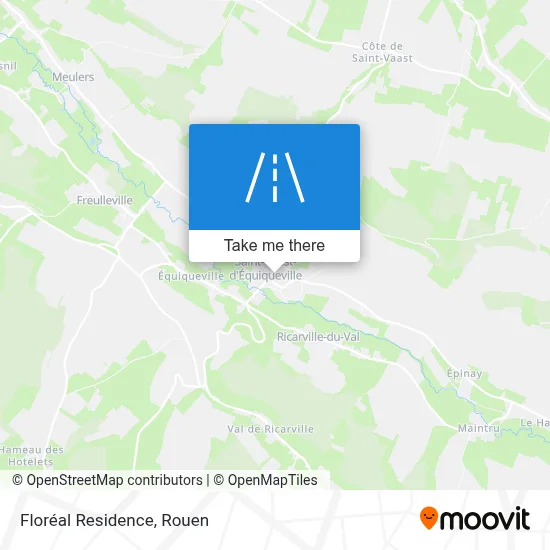Résidence Floréal map