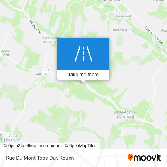 Rue Du Mont Tape-Dur map