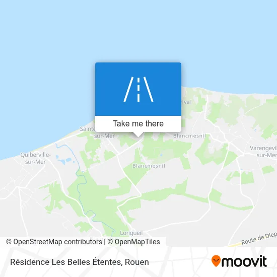 Résidence Les Belles Étentes map
