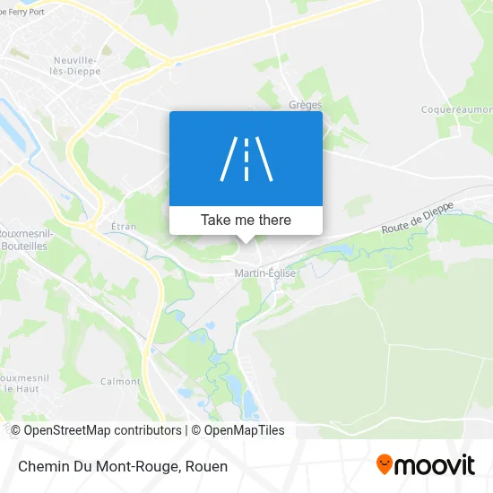 Chemin Du Mont-Rouge map