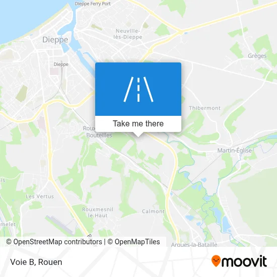 Voie B map