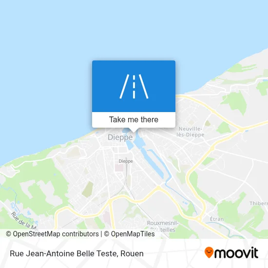 Rue Jean-Antoine Belle Teste map