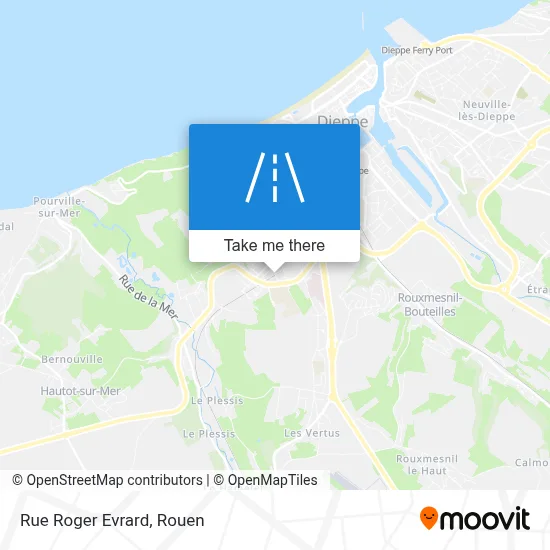 Rue Roger Evrard map