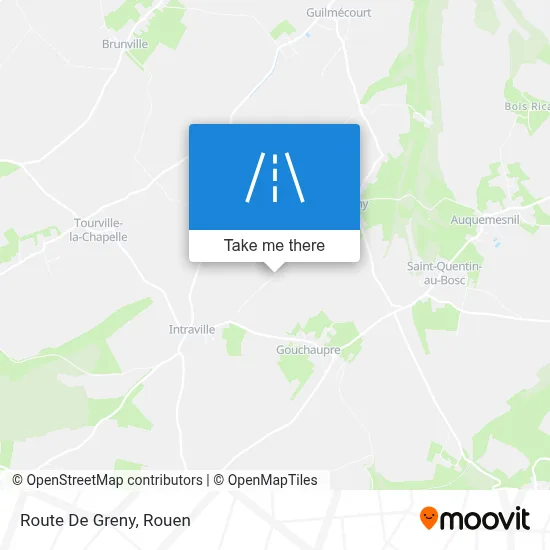 Route De Greny map
