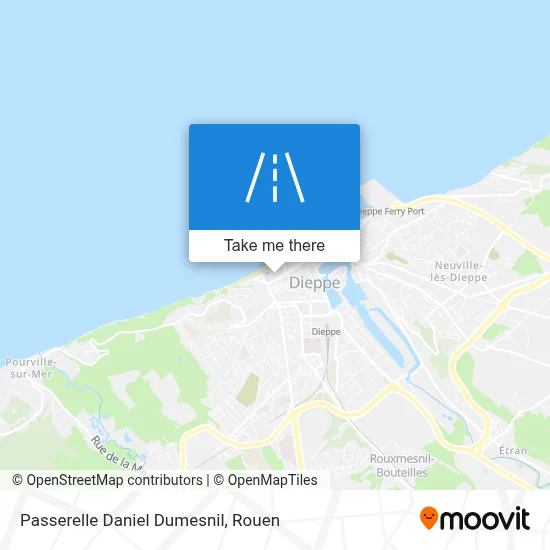 Passerelle Daniel Dumesnil map